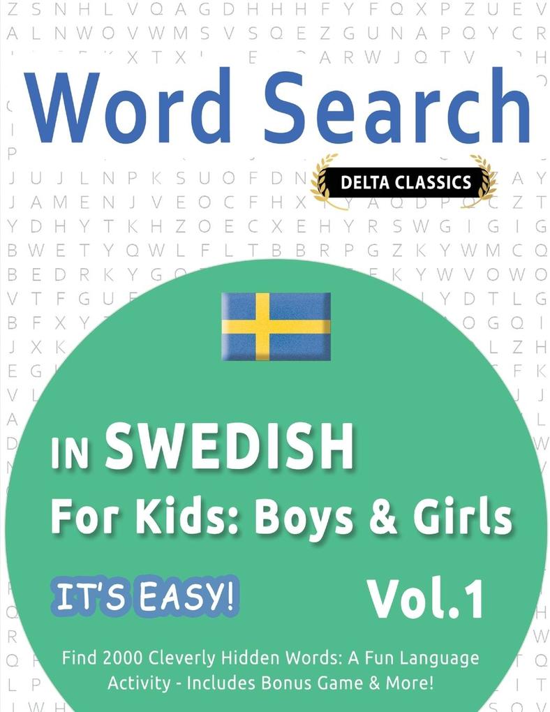 WORD SEARCH IN SWEDISH FOR KIDS