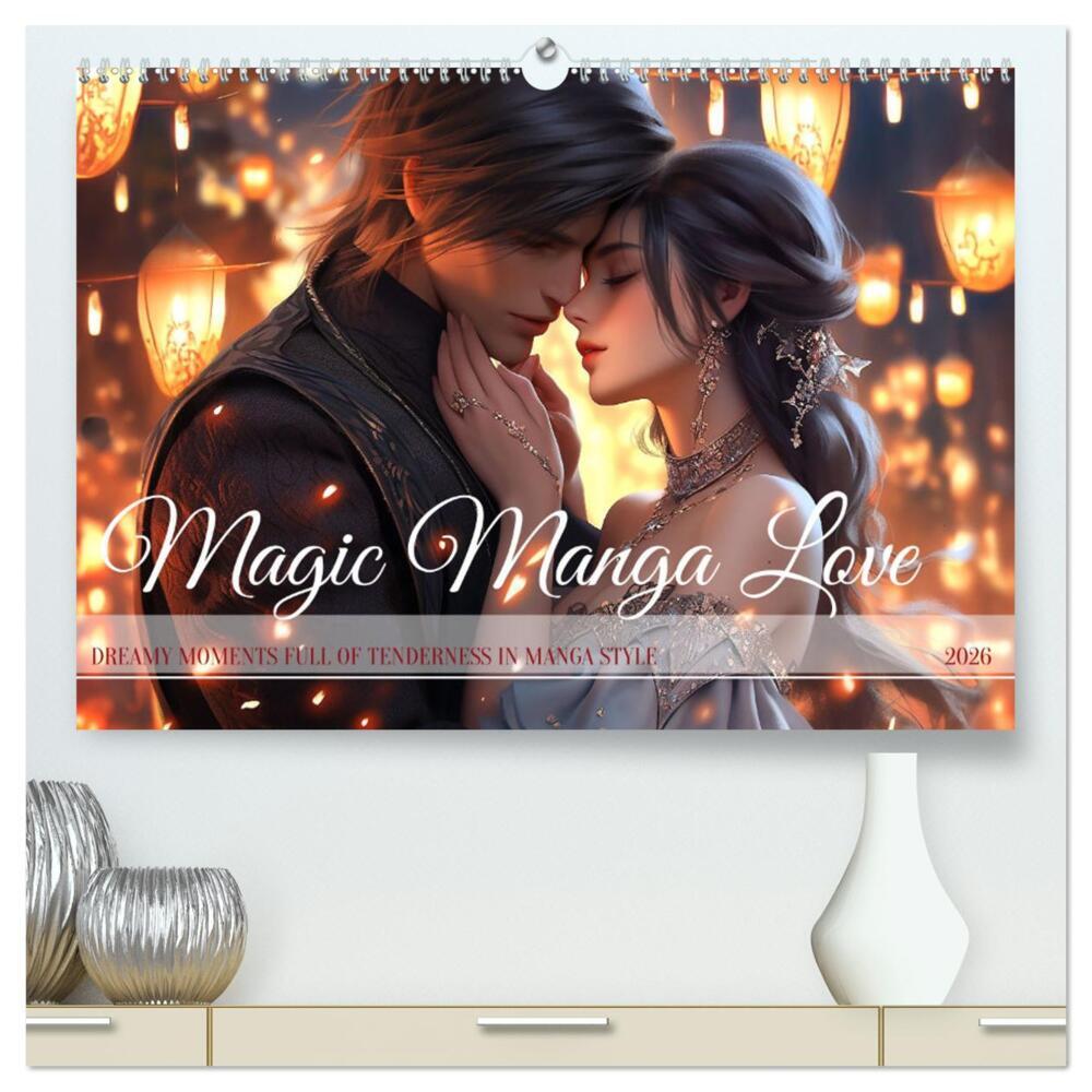 Magic Manga Love (High Quality Premium Wall Calendar 2026 DIN A2 landscape)CALVENDO 12 Month Wall Calendar