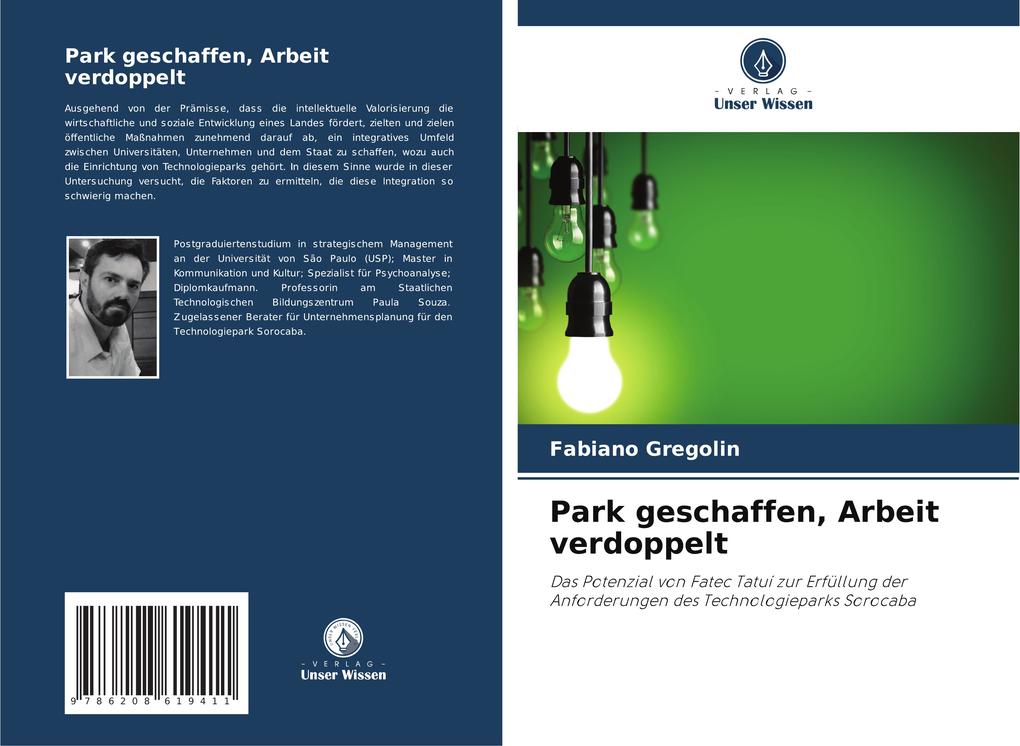 Park geschaffen Arbeit verdoppelt