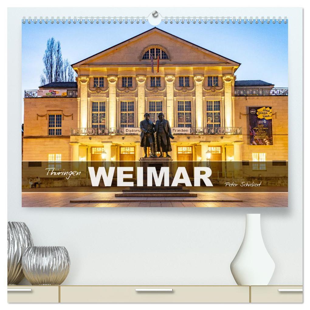 Thüringen - Weimar (hochwertiger Premium Wandkalender 2026 DIN A2 quer) Kunstdruck in Hochglanz
