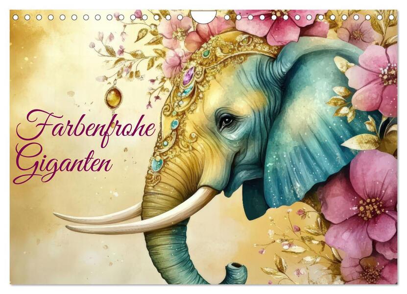 Farbenfrohe Giganten (Wandkalender 2026 DIN A4 quer) CALVENDO Monatskalender