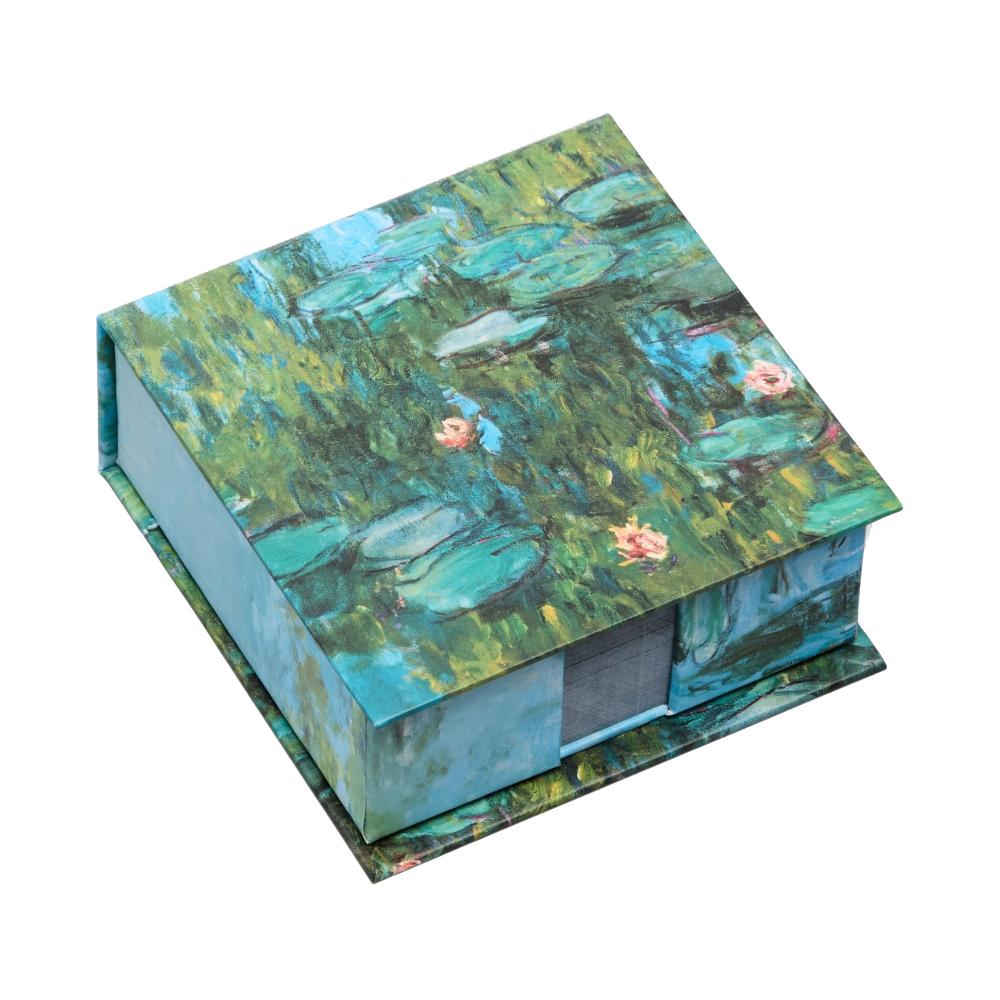Zettelbox Monet Seerosen