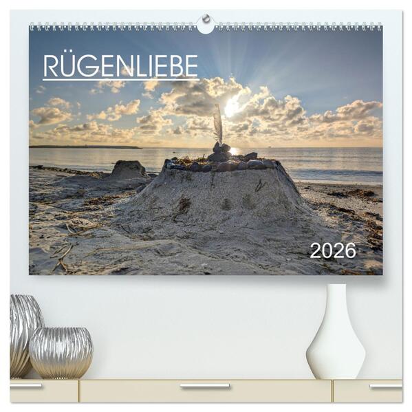 Rügenliebe 2026 (hochwertiger Premium Wandkalender 2026 DIN A2 quer) Kunstdruck in Hochglanz