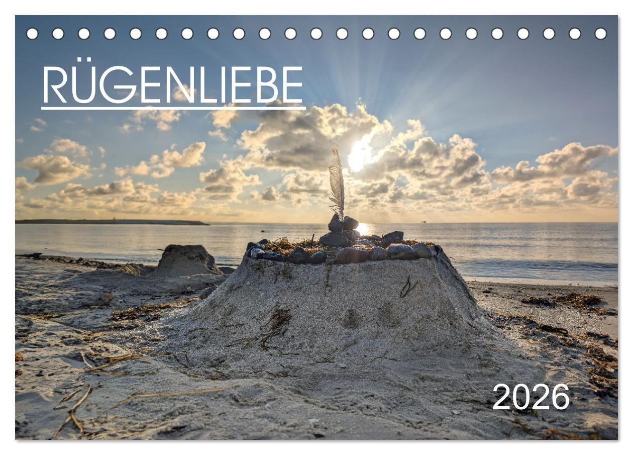 Rügenliebe 2026 (Tischkalender 2026 DIN A5 quer) CALVENDO Monatskalender