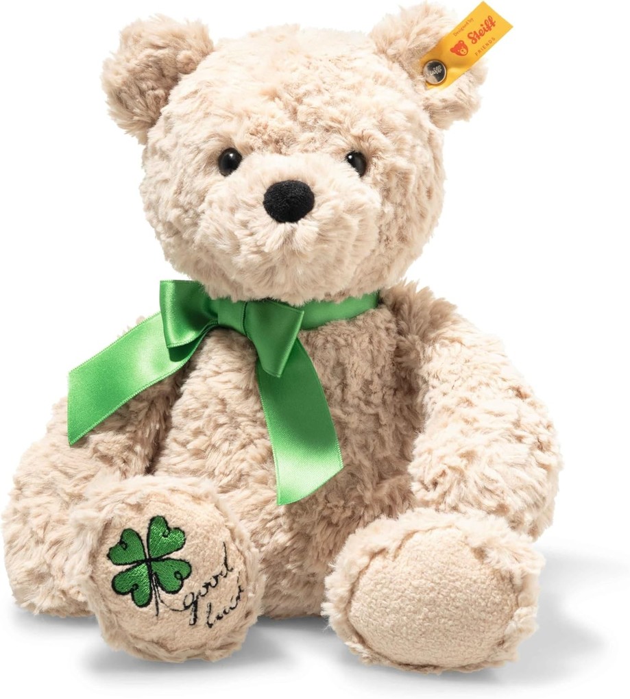 Steiff 114144 - Soft Cuddly Friends Teddybär Jimmi Good Luck 30 cm Plüsch