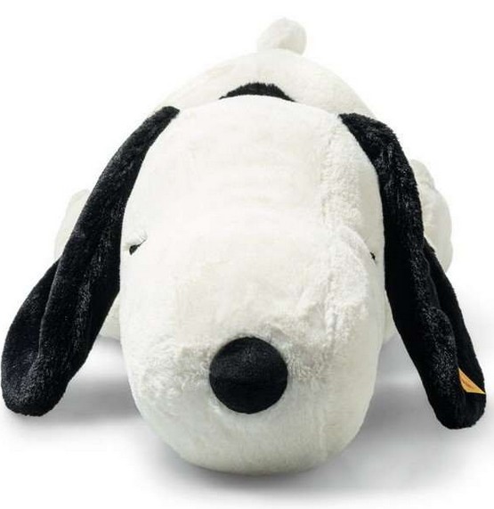 Steiff 024719 - Snoopy liegend 43 cm Plüsch-Hund aus der Comicserie Peanuts