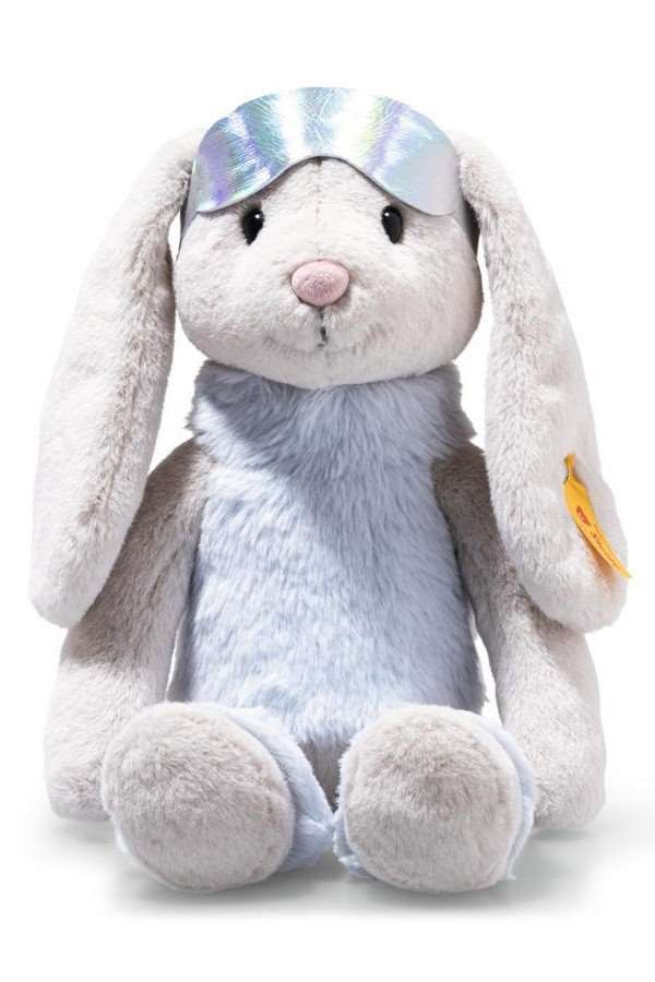 Steiff 080692 - Hase Hoppie Skifahrer 31 cm Plüsch Hase im Ski-Outfit