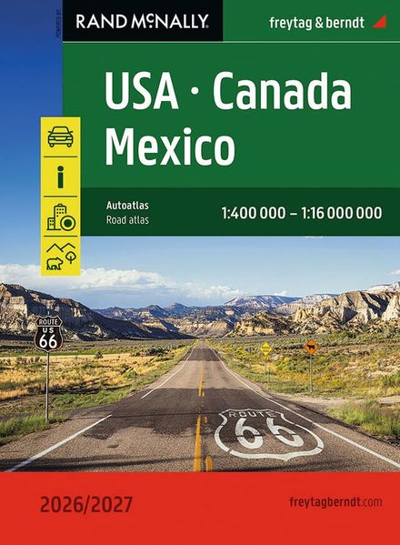 Freytag + Berndt Freytag & Berndt Autoatlas Usa - Canada - Mexico 2026/2027 1, 400.000