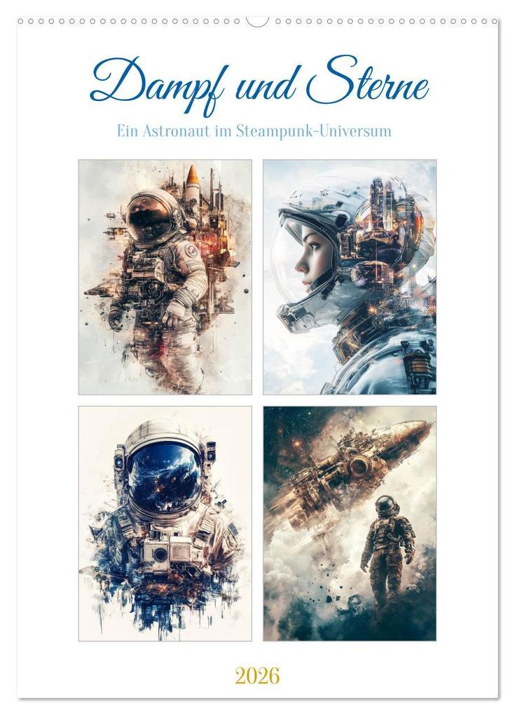 Dampf und Sterne (Wandkalender 2026 DIN A2 hoch) CALVENDO Monatskalender