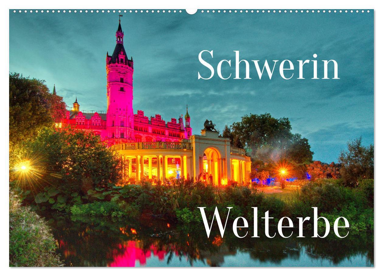 Schwerin - Welterbe (Wandkalender 2026 DIN A2 quer) CALVENDO Monatskalender