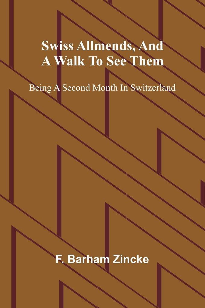 Swiss allmends and a walk to see them