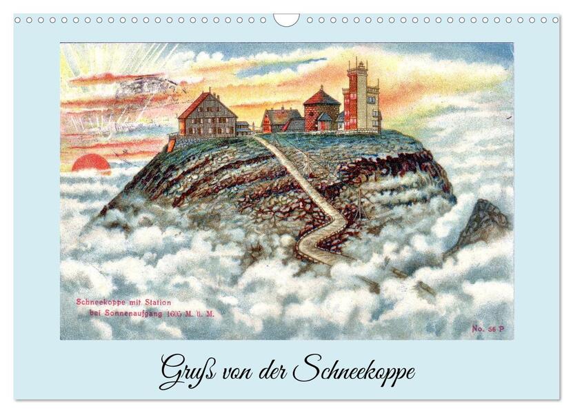 Gruß von der Schneekoppe (Wandkalender 2026 DIN A3 quer) CALVENDO Monatskalender
