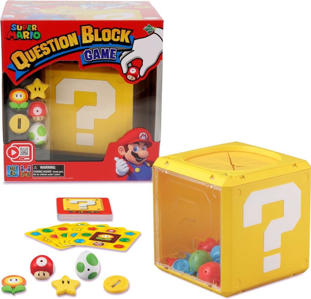 Epoch Games 7556 - Super Mario Question Block Game Würfelspiel