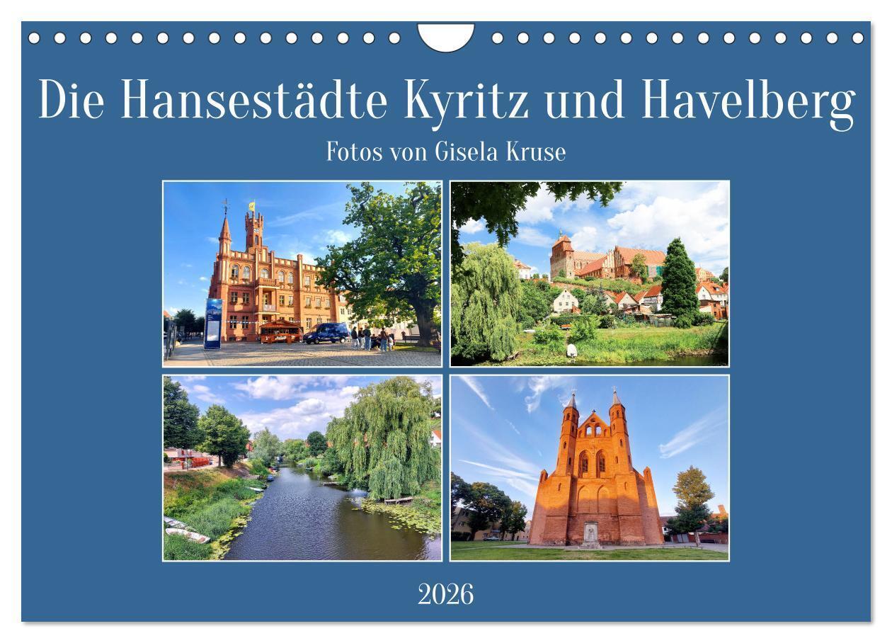 Die Hansestädte Kyritz und Havelberg (Wandkalender 2026 DIN A4 quer) CALVENDO Monatskalender