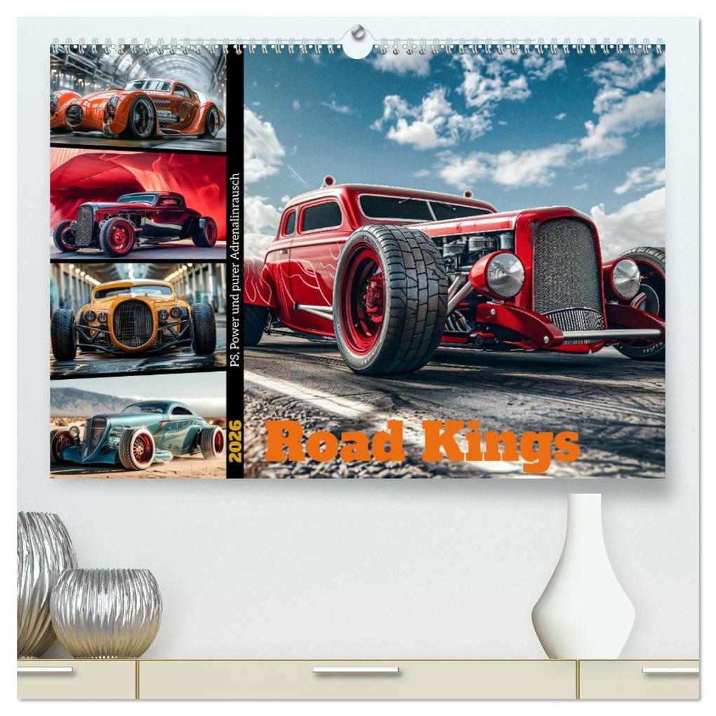 Road Kings (hochwertiger Premium Wandkalender 2026 DIN A2 quer) Kunstdruck in Hochglanz