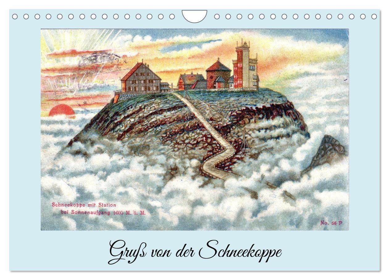 Gruß von der Schneekoppe (Wandkalender 2026 DIN A4 quer) CALVENDO Monatskalender