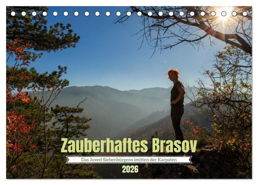 Zauberhaftes Brasov - Das Juwel Siebenbürgens imitten der Karpaten (Tischkalender 2026 DIN A5 quer) CALVENDO Monatskalender