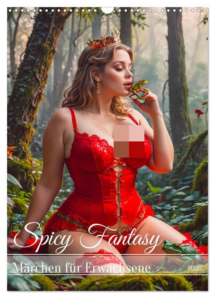 Spicy Fantasy - Märchen für Erwachsene (Wandkalender 2026 DIN A3 hoch) CALVENDO Monatskalender