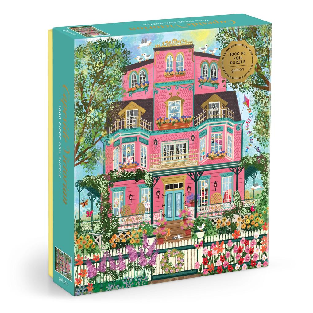 Abrams & Chronicle Books Joy Laforme Capeside Victorian 1000 Piece Foil Puzzle