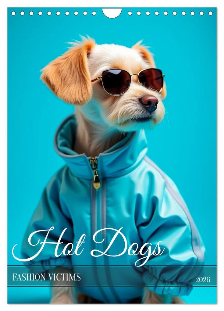 Hot Dogs - Fashion Victims (Wandkalender 2026 DIN A4 hoch) CALVENDO Monatskalender
