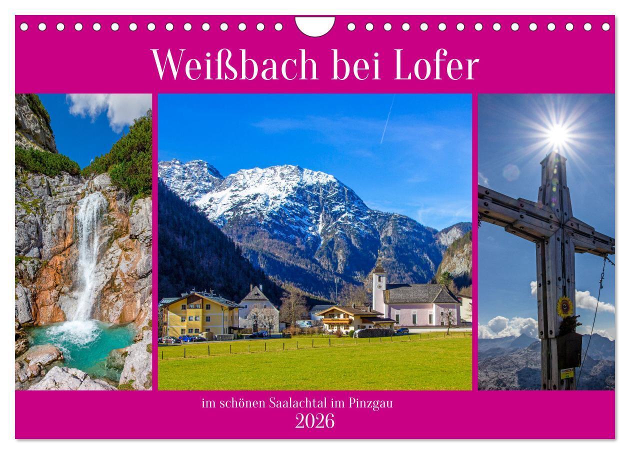 Weißbach bei Lofer (Wandkalender 2026 DIN A4 quer) CALVENDO Monatskalender