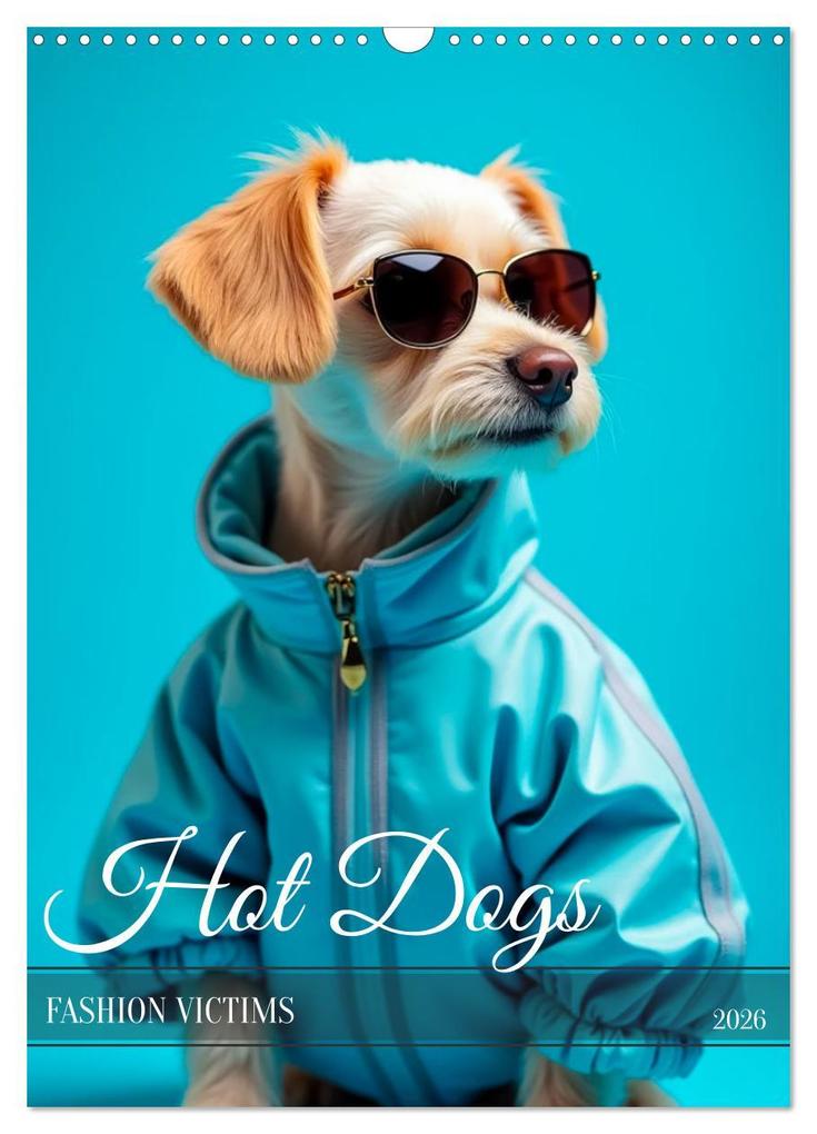 Hot Dogs - Fashion Victims (Wandkalender 2026 DIN A3 hoch) CALVENDO Monatskalender