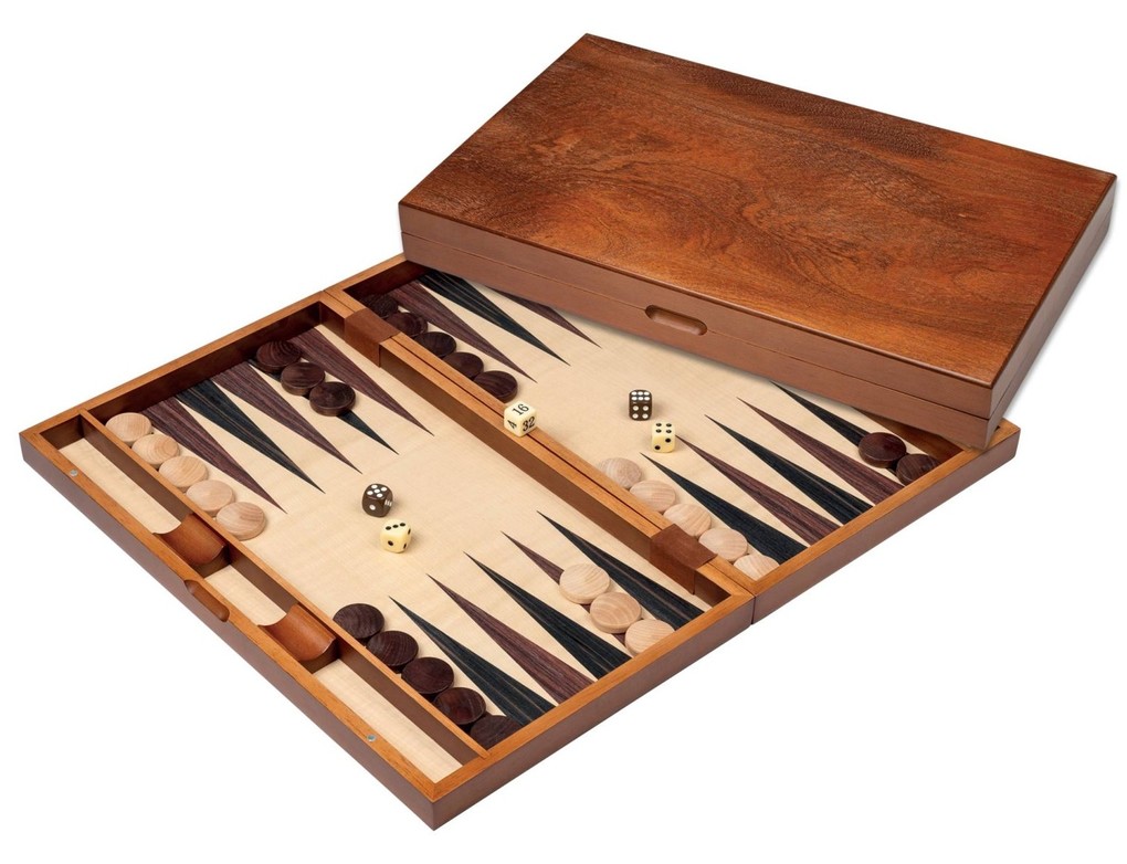 Philos 1121 - Backgammon Symi groß Holz Magnetverschluss
