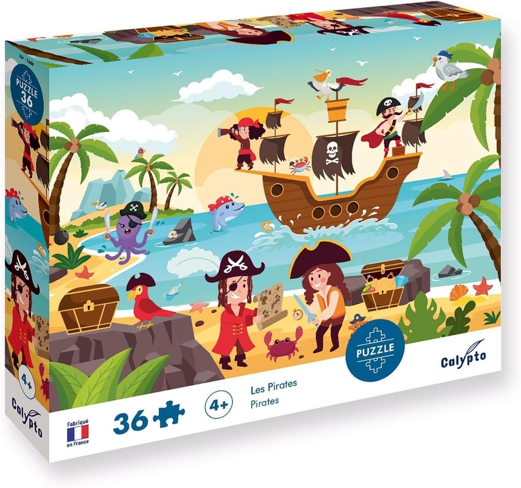 Piraten 36 Teile Puzzle