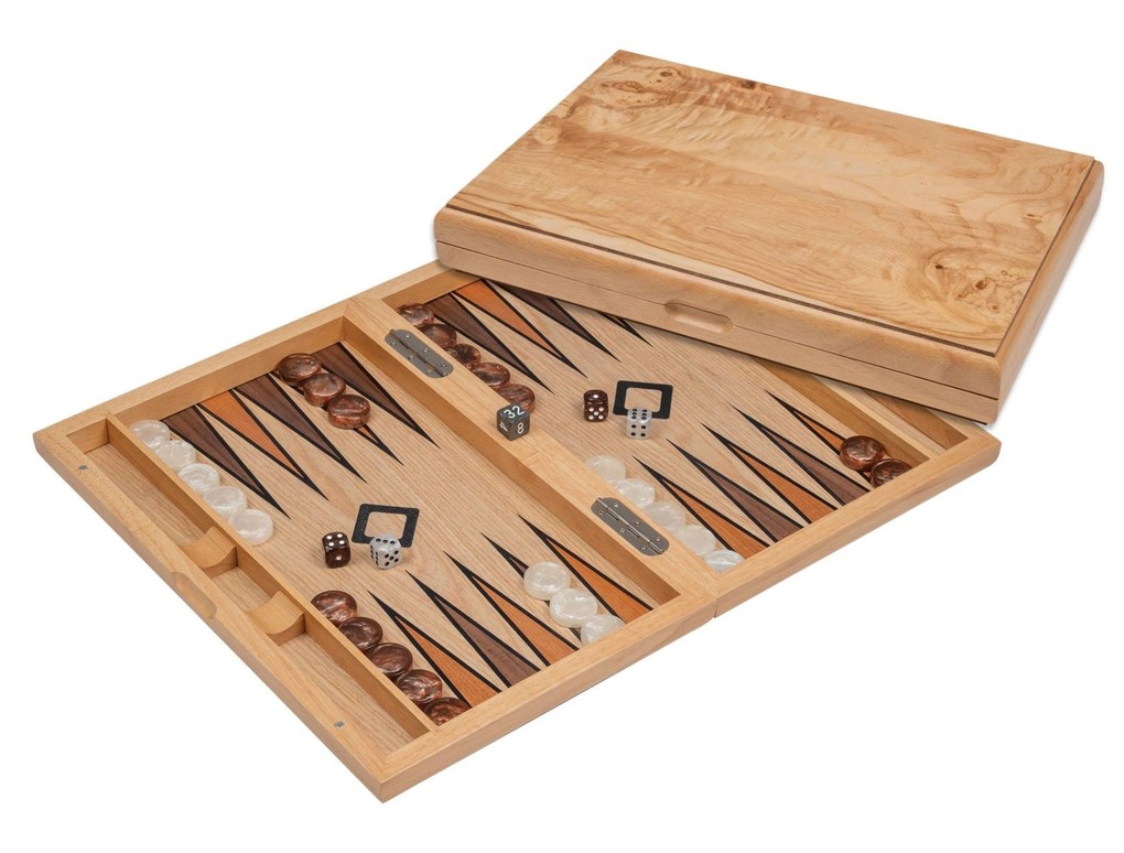Philos 1122 - Backgammon Sifnos medium Holz Magnetverschluss