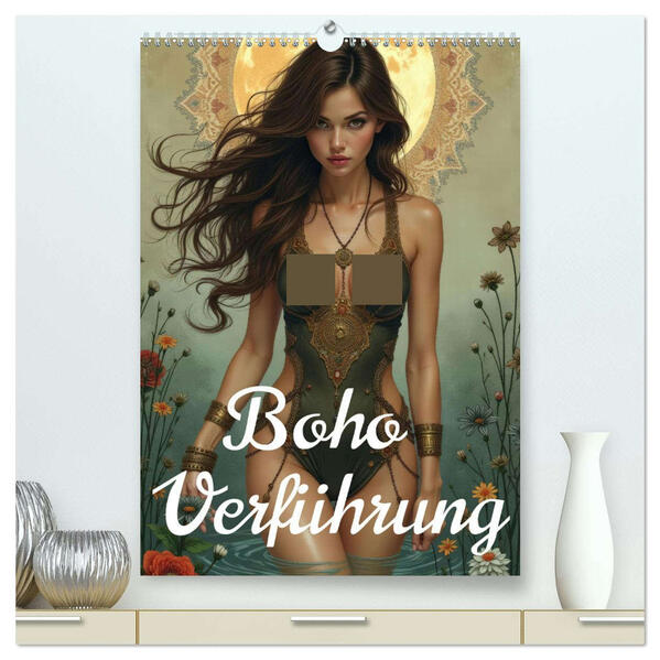 Boho Verführung (hochwertiger Premium Wandkalender 2026 DIN A2 hoch) Kunstdruck in Hochglanz
