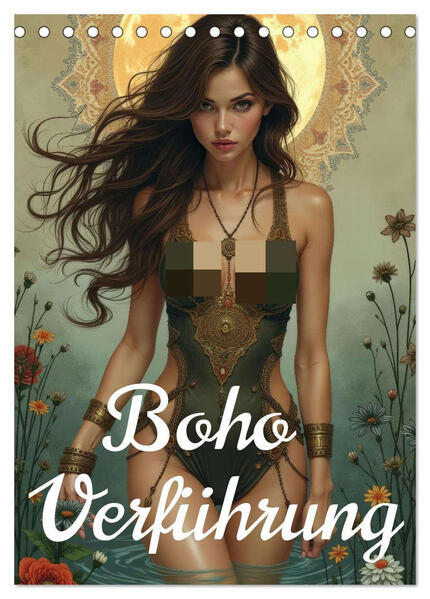 Boho Verführung (Tischkalender 2026 DIN A5 hoch) CALVENDO Monatskalender