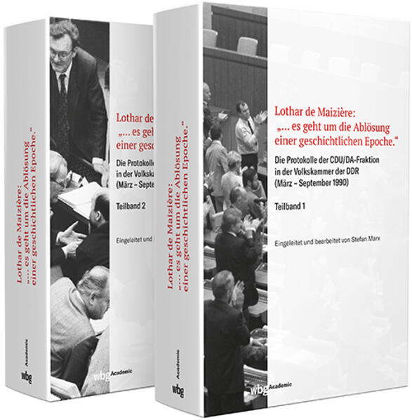 Lothar de Maizière: '...es geht um die Ablösung einer geschichtlichen Epoche.'
