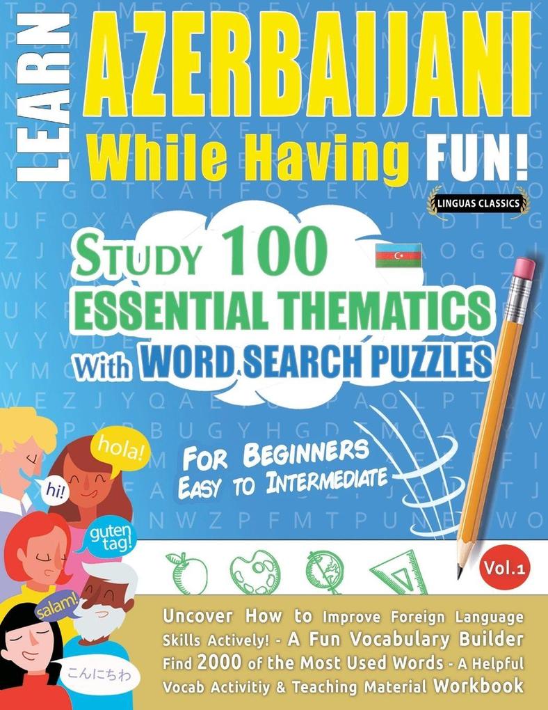 LEARN AZERBAIJANI WHILE HAVING FUN! - FOR BEGINNERS