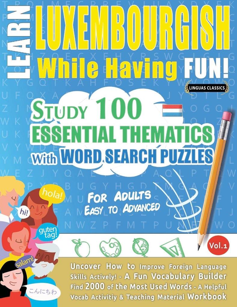 LEARN LUXEMBOURGISH WHILE HAVING FUN! - FOR ADULTS