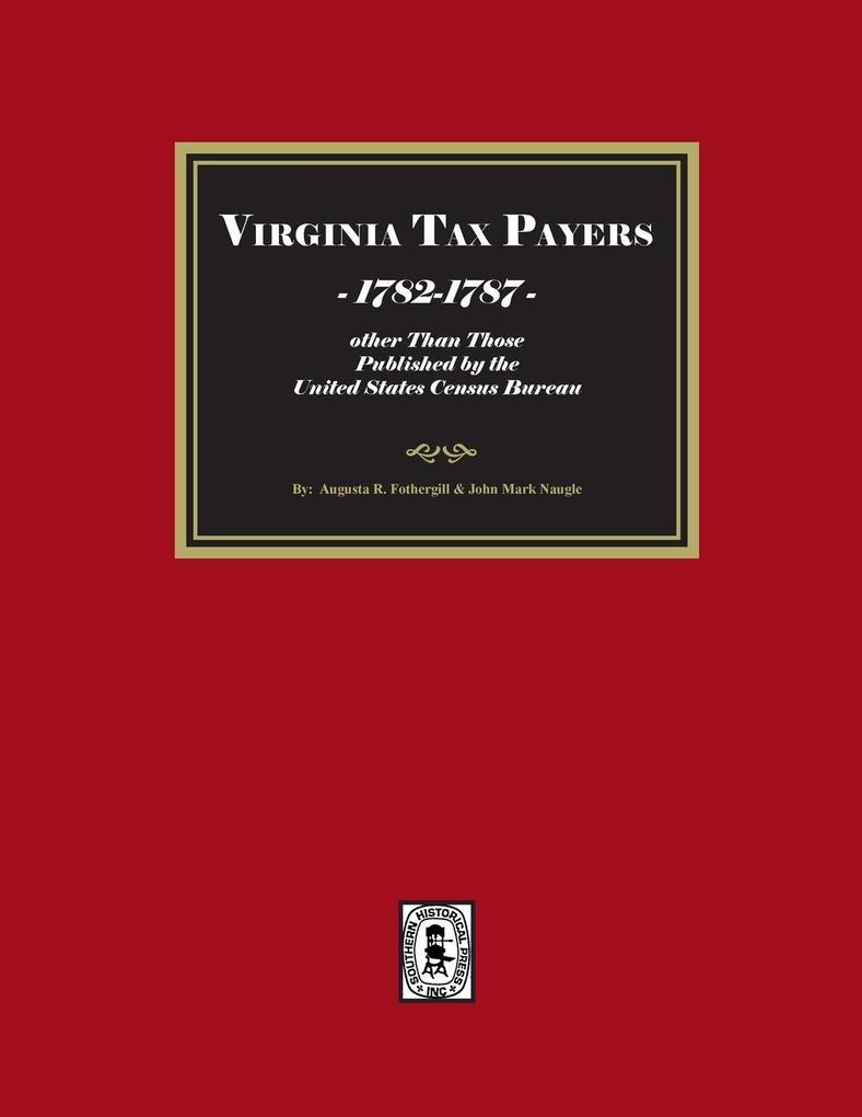 Virginia Tax Payers 1782-1787