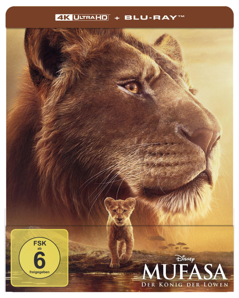 Mufasa: Der König der Löwen1 4K UHD-Blu-ray + 1 Blu-ray (Limited Steelbook)