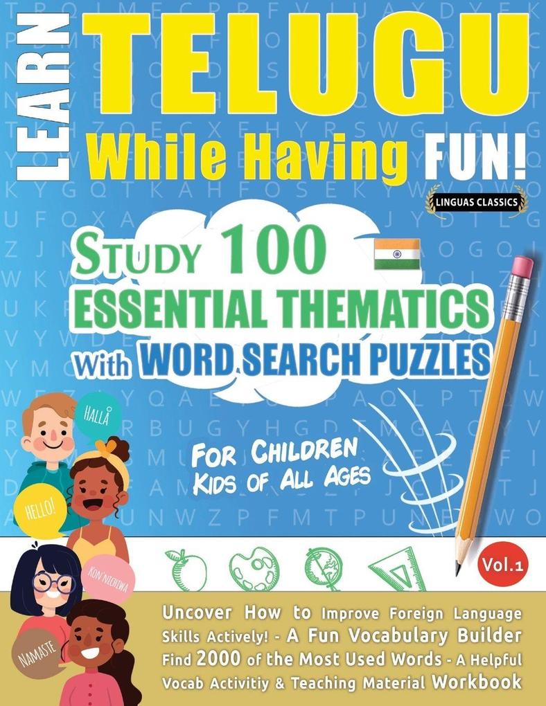 LEARN TELUGU WHILE HAVING FUN! - FOR CHILDREN