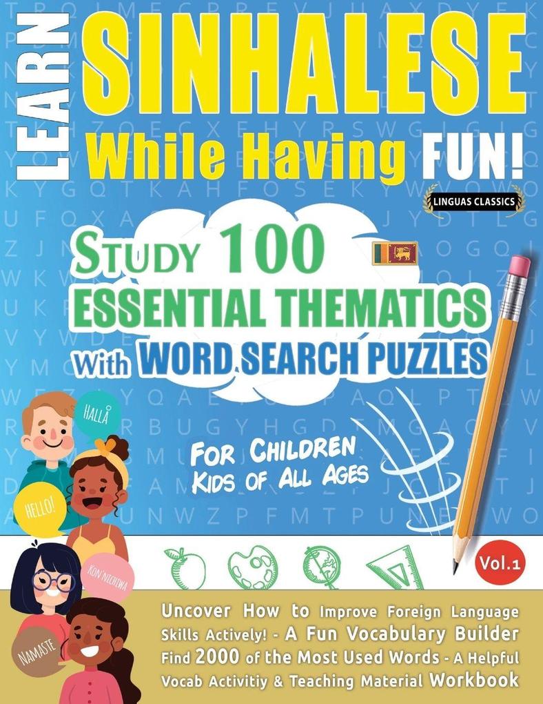 LEARN SINHALESE WHILE HAVING FUN! - FOR CHILDREN