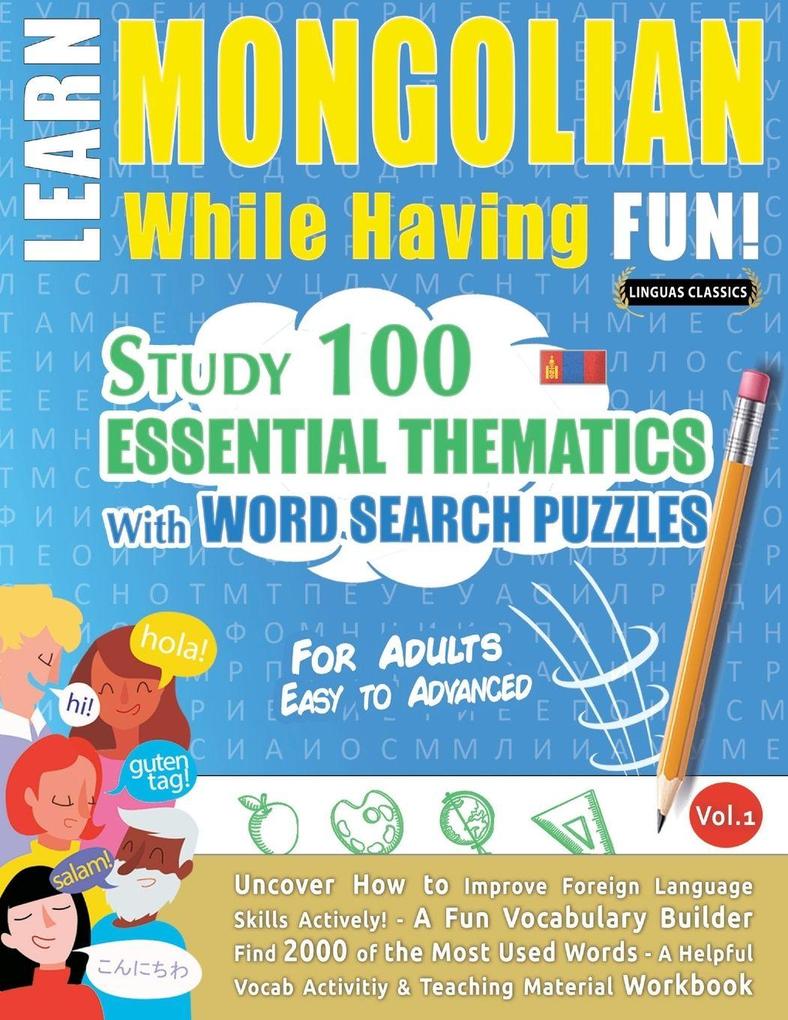 LEARN MONGOLIAN WHILE HAVING FUN! - FOR ADULTS