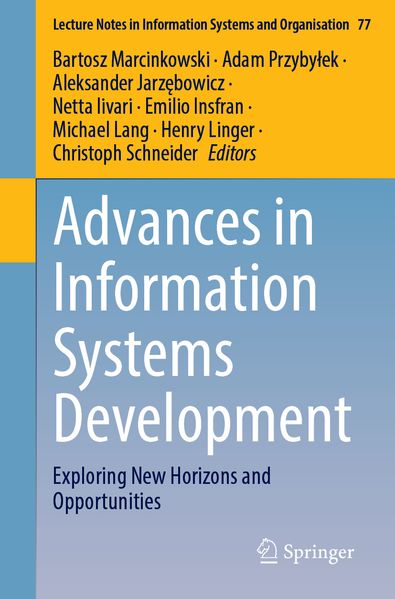 Advances in Information Systems Development