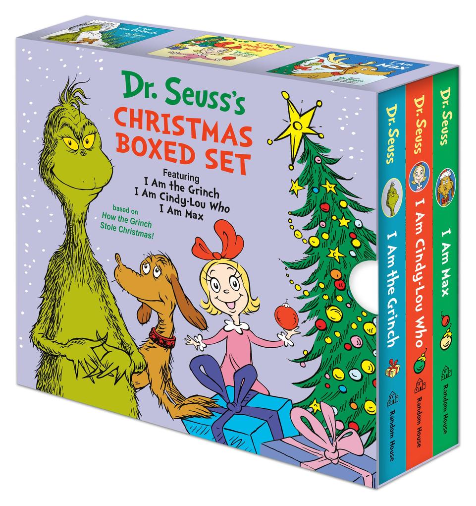 Dr. Seuss's Christmas 3-Book Boxed Set: I Am the Grinch I Am Cindy-Lou Who; I Am Max