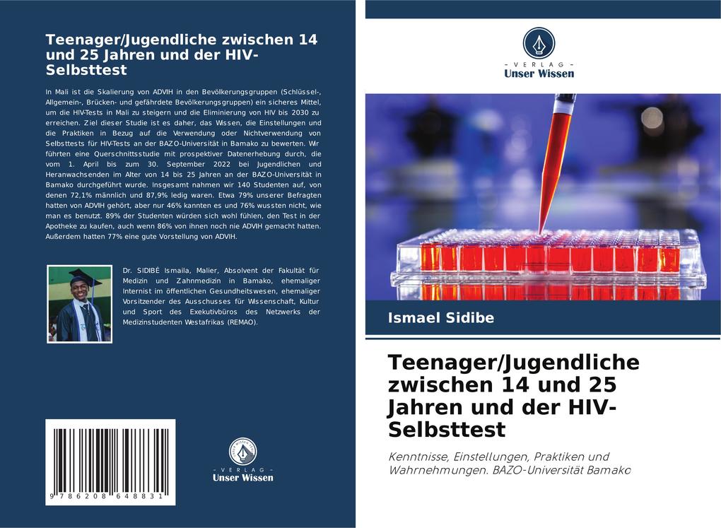 Teenager/Jugendliche zwischen 14 und 25 Jahren und der HIV-Selbsttest