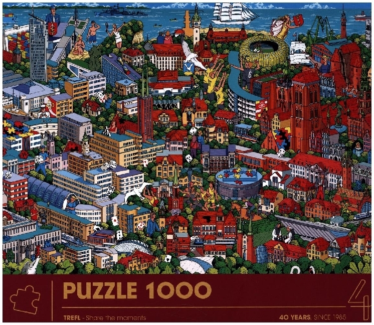 Puzzle Premium Plus 1000 Jubiläum - Danzig Gdynia Sopot