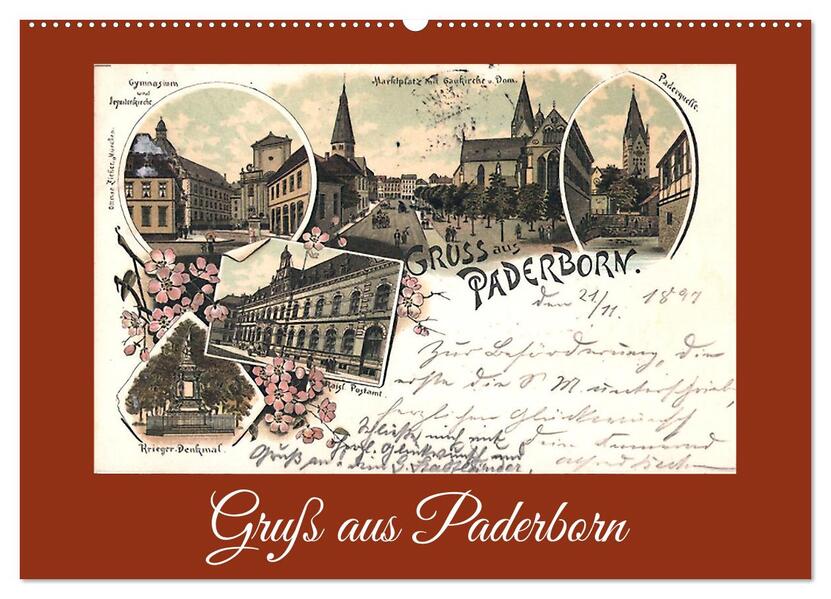 Gruß aus Paderborn (Wandkalender 2026 DIN A2 quer) CALVENDO Monatskalender