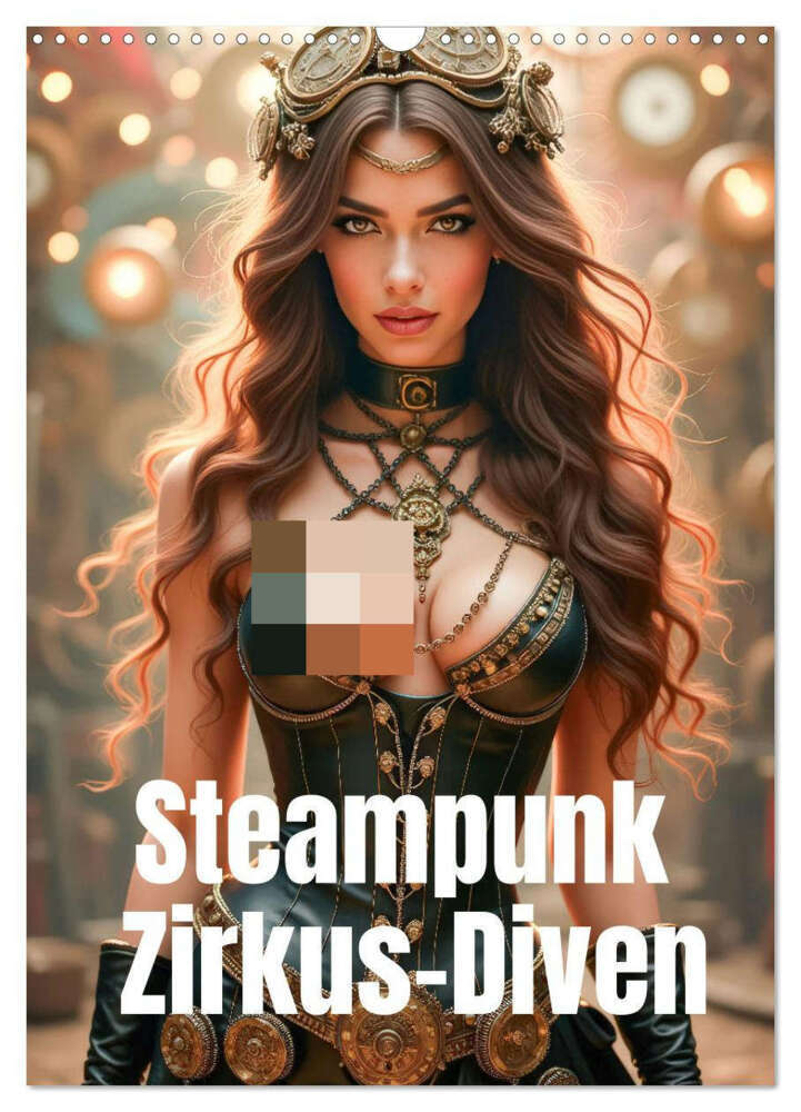 Steampunk Zirkus-Diven (Wandkalender 2026 DIN A3 hoch) CALVENDO Monatskalender
