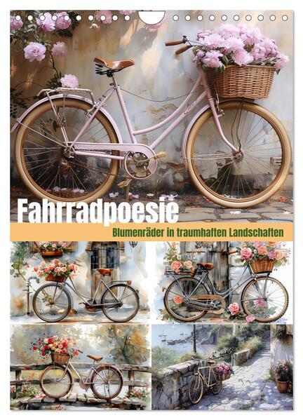 Fahrradpoesie (Wandkalender 2026 DIN A4 hoch) CALVENDO Monatskalender