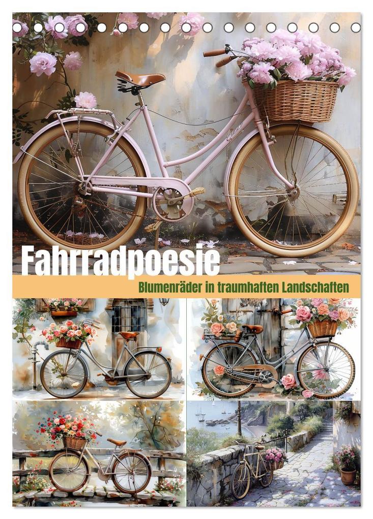 Fahrradpoesie (Tischkalender 2026 DIN A5 hoch) CALVENDO Monatskalender