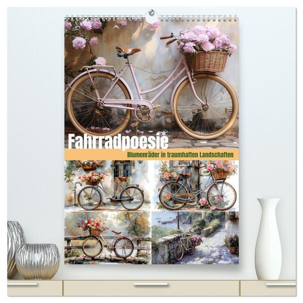 Fahrradpoesie (hochwertiger Premium Wandkalender 2026 DIN A2 hoch) Kunstdruck in Hochglanz