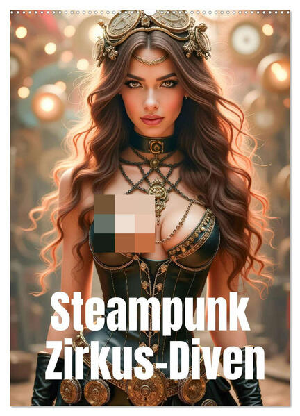 Steampunk Zirkus-Diven (Wandkalender 2026 DIN A2 hoch) CALVENDO Monatskalender