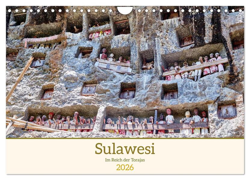 Sulawesi Im Reich der Torajas (Wandkalender 2026 DIN A4 quer) CALVENDO Monatskalender